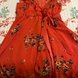 Torrid Cold Shoulder Chiffon Dress